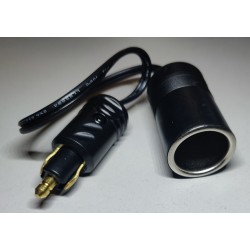 Adaptateur allume-cigare male din/femelle